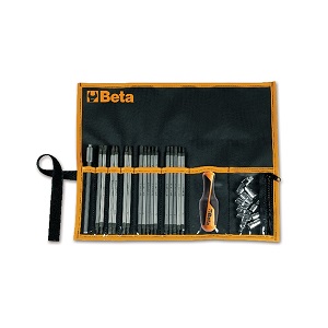 1281BG/B28A Set of 16 reversible screwdrivers