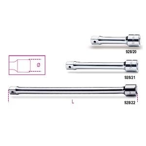 928/20 - 928/21 - 928/22 3/4" drive extension bars