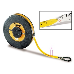 1694L Measuring tapes shock-resistant abs casings, pvc-coated fibreglass tapes