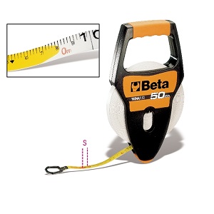 1694A/L Measuring tapes with handles, pvc-coated fibreglass tapes