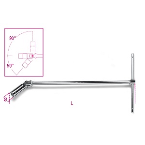 959 T-handle spark plug wrenches with swivelling sockets