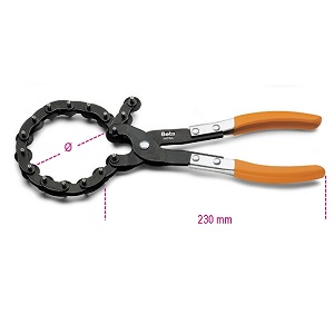 1476A Pliers for exhaust pipe cutting, pvc-coated handles