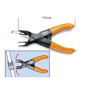 1482/8 - 1482/10 Quick coupler pliers for fuel pipes, pvc-coated handles