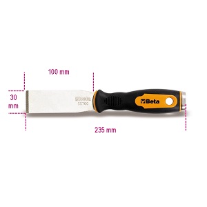 1479RB/1 Straight putty knife scraper