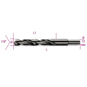 412A Twist drills, reduced shank, short series