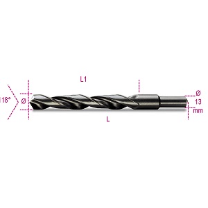 410A Twist drills with reduced shanks, short series