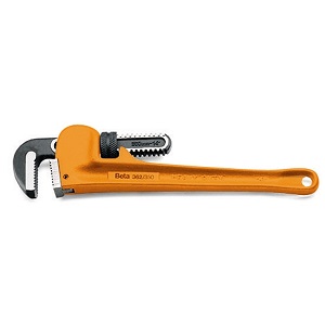 362 Heavy duty pipe wrenches, made from malleable cast iron