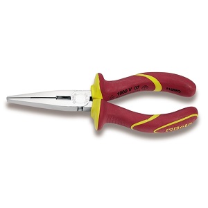 1162MQ 1000v insulated extra long flat nose pliers, chrome-plated
