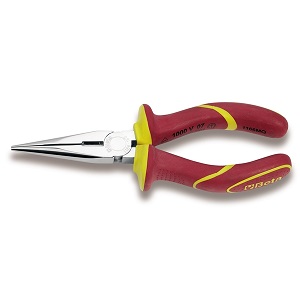 1166MQ 1000v insulated extra long needle nose pliers, chrome-plated