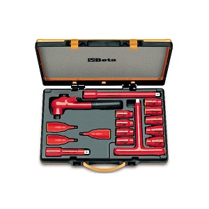 920MQ/C16 9 hexagon sockets, 3 t-handle wrenches and 4 accessories