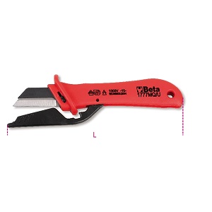 1777MQ/U Insulated cable stripping knife, 1000V