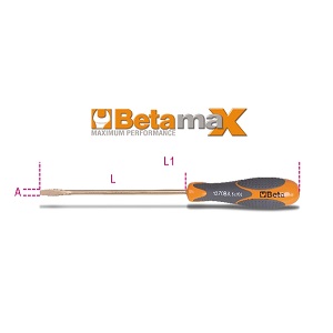 1270BA Betamax screwdrivers for slotted head screws