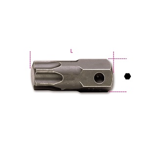 727ES/22TX Impact bits for torx® head screws, 22mm drive
