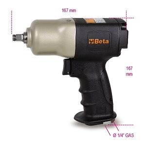 1924CD Reversible impact wrench, made from composite material 3/8" drive