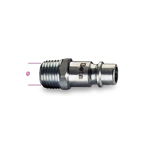 1916G Quick couplings, european profile, male threaded (bspt)