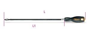 897L Flexible bit holder, long series