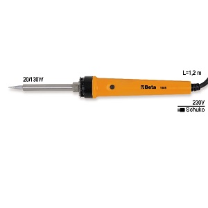 1808 Dual rating soldering iron with Beta 1824R8 steel tips
