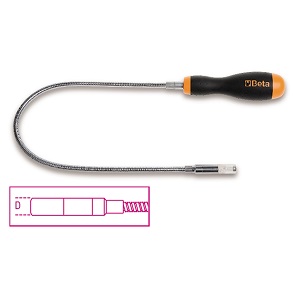 1712E/L1 Flexible magnetic pick up tool with LED light