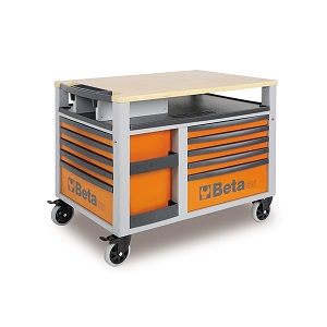 C28 - 2800 SuperTank trolley with worktop and ten drawers