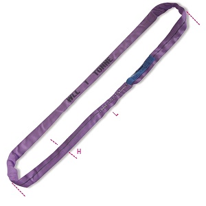 8170 Round slings, purple 1t