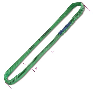 8173 Round slings, green 2t