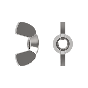 Wing Nut, DIN 315, Stainless Steel Grade A2