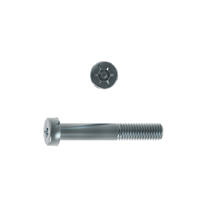 Low Head Socket Head Capscrew, DIN 7984, High Tensile Steel Grade 8.8, Zinc Plated, Partial Thread