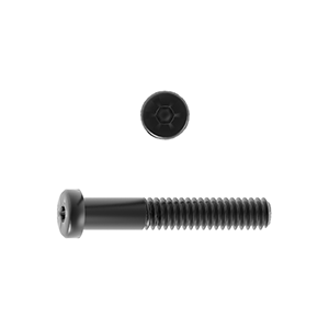 Low Head Socket Head Capscrew, ANSI B18.3, UNC, High Tensile Steel RC36/43, Self Coloured, Partial Thread