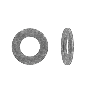 Flat Washer, ISO 7089/DIN 125A, Mild Steel, Hot Dip Galvanised