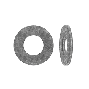 Flat Washer, BS 3410 Table 4-Heavy, Mild Steel, Hot Dip Galvanised