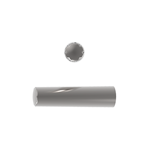 Taper Pin, Series 02, Metric, BS 46-3, Mild Steel