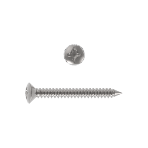 Self Tapping Screw, Raised Csk Head Pozi, ISO 7051-C/DIN 7983-C, AB Point, Stainless Steel Grade A2
