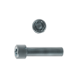 Socket Head Capscrew, ANSI B18.3, UNC, High Tensile Steel ASTM A574, Zinc Plated, Full Thread