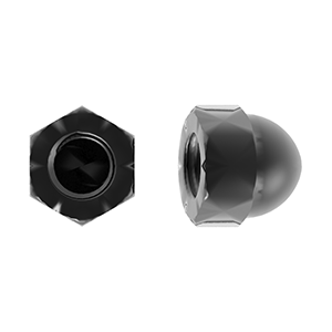 Hex Dome Nut, BSW, Class 6, Self Coloured