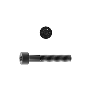 Meets DIN 912/ISO 898 Alloy Steel Socket Cap Screw Partially Threaded M18-2.5 Metric Coarse Threads Pack of 5 Internal Hex Drive Brighton Best 532533 Imported 65mm Length Black Oxide Finish 
