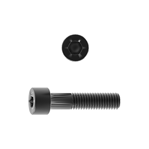 Socket Head Capscrew, ISO 4762/DIN 912, High Tensile Steel Class 8.8, Self Coloured, Partial Thread