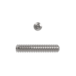Socket Setscrew, Plain Cup Point, ANSI B18.3, UNC, Stainless Steel Grade A2/304